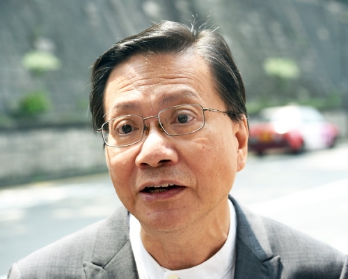 張炳良指從社會危機角度去看,「大台」是整個社會。資料圖片