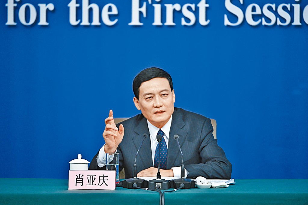 工信部部長肖亞慶近日受不利傳言纏身 ,「落選」二十大代表。