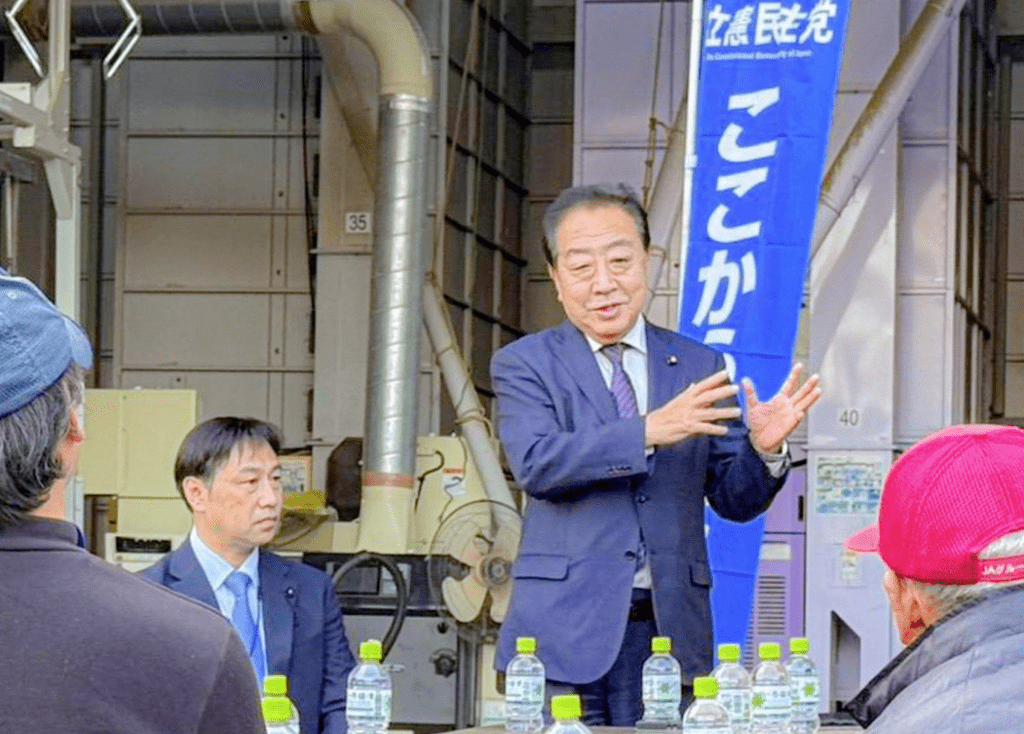 日本前首相野田佳彥。X@NODAYOSHI55 日本前首相野田佳彥。X@NODAYOSHI55