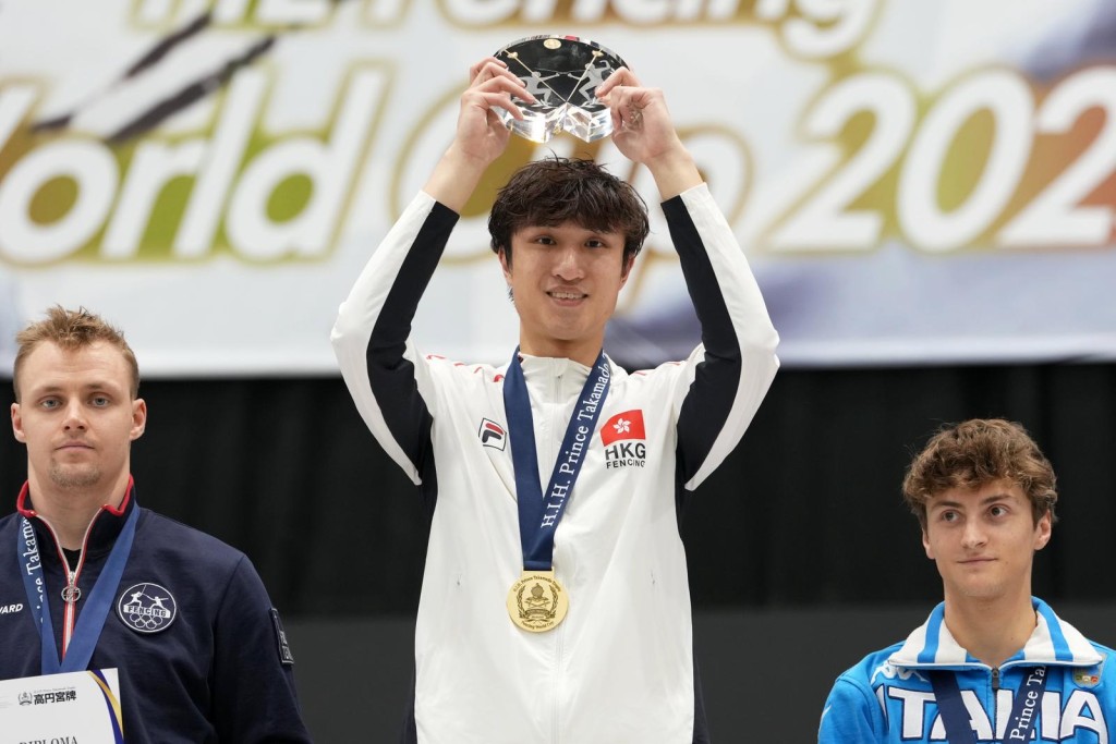 新賽季才剛開始,Ryan 已先聲奪人取得日本站冠軍。香港劍總圖 新賽季才剛開始,Ryan 已先聲奪人取得日本站冠軍。香港劍總圖