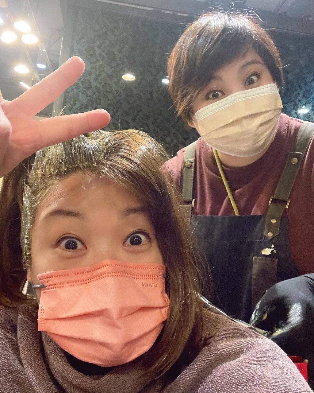 小儀一早就Book定整頭,點知撞啱上到「尾班車」。 小儀一早就Book定整頭,點知撞啱上到「尾班車」。