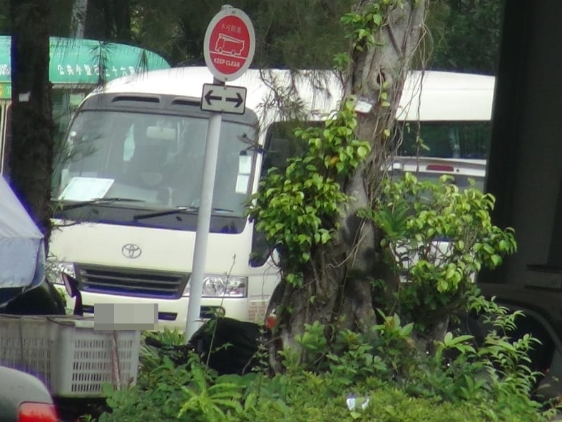 肇事車輛已拖往大欖涌車輛檢驗中心。 梁國峰攝