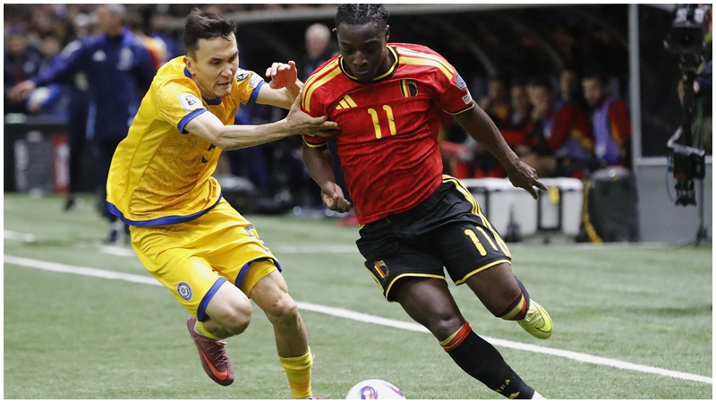 杜古在国家队持续曼城的勇态。AP