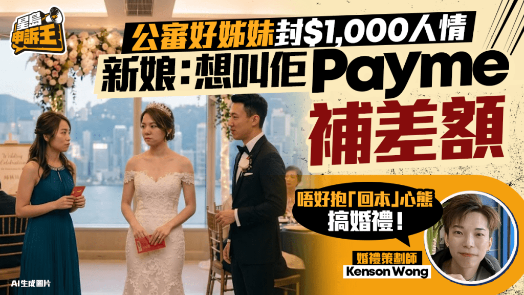 星島申訴王｜公審好姊妹封 $1,000人情   新娘：想叫佢Payme補差額