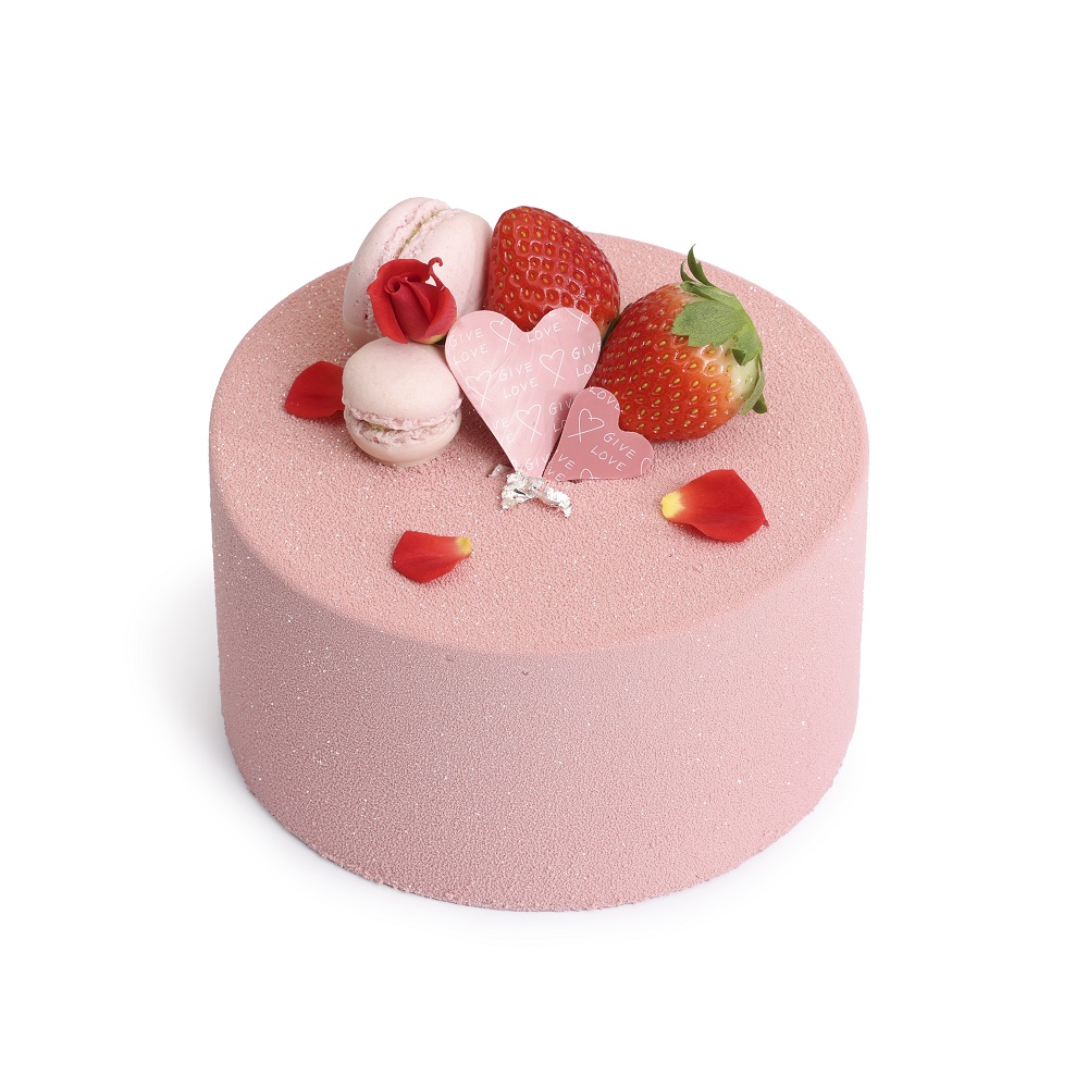 agnès b. CAFÉ推出情人節特別版蛋糕。