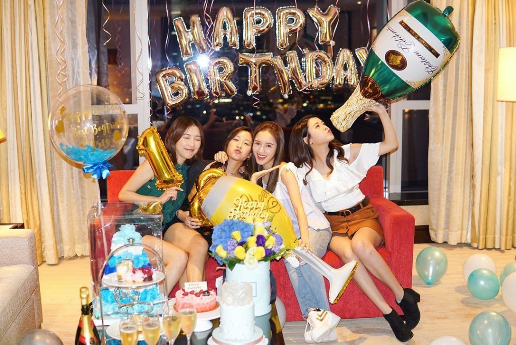 江嘉敏及鄺潔楹跟郭嘉文一見如故,好Friend。