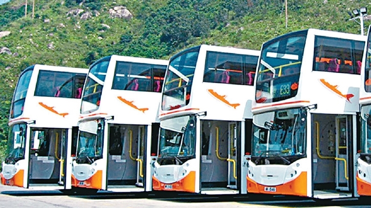 龍運巴士A34及A41P等3條路線,周日起增停港珠澳大橋香港口岸。資料圖片