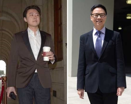 丛培昆(左)和陈志云可取回讼费。资料图片