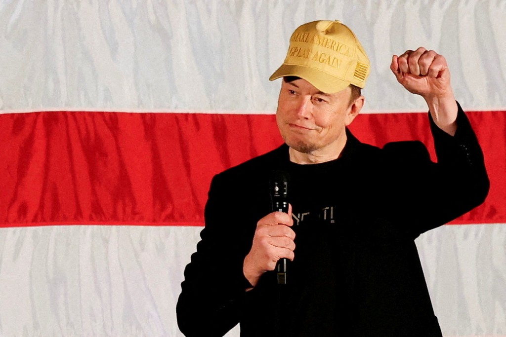 馬斯克曾發帖呼籲彈劾特朗普。路透社