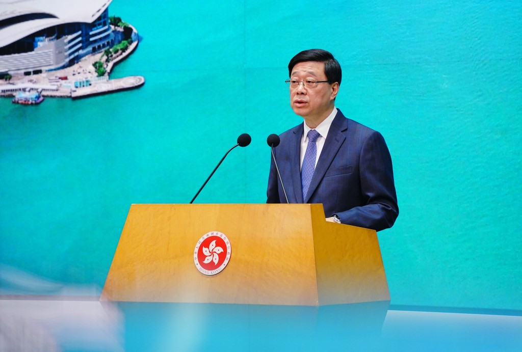 李家超表示已作「最壞打算」,惟不會對美採反制措施報復。 李家超表示已作「最壞打算」,惟不會對美採反制措施報復。