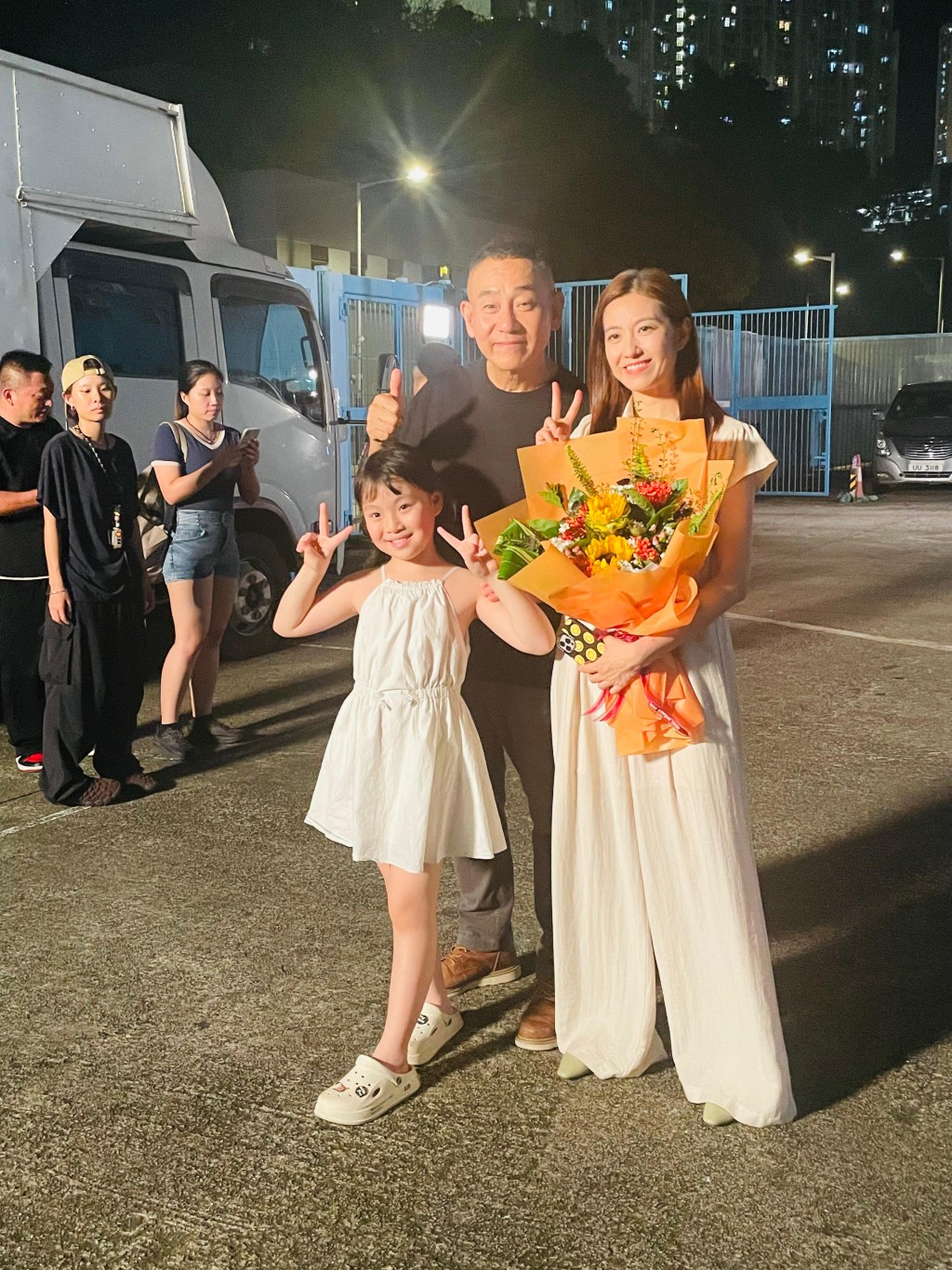 菁菁媽咪話阿囡拍《刑偵12》拍得好開心。 菁菁媽咪話阿囡拍《刑偵12》拍得好開心。