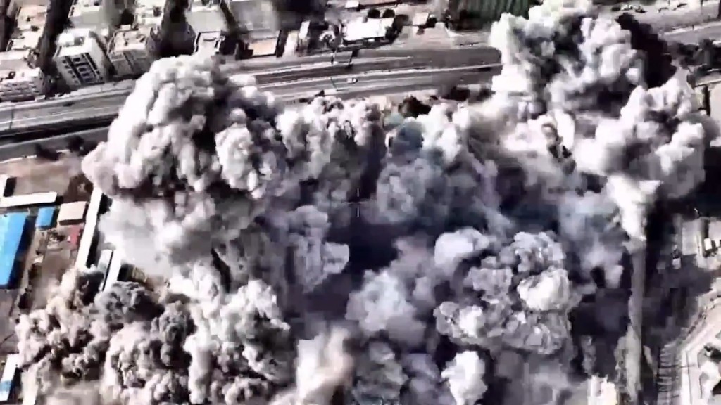 以色列軍方公開空襲德黑蘭的影片。X@IDF 以色列軍方公開空襲德黑蘭的影片。X@IDF