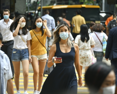 本港新冠肺炎疫情似有緩和。 資料圖片