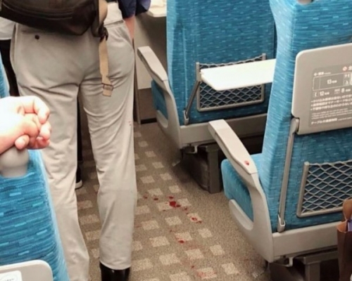 日本一列新幹線列車發生隨機斬人事件。