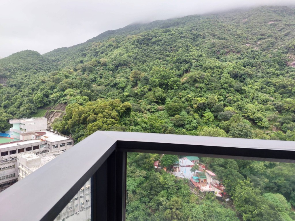 外連長形露台，飽覽翠綠山景，空氣清新。