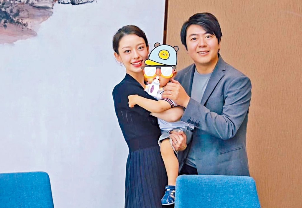 郎朗和太太都是鋼琴家，兒子當然也遺傳了音樂細胞。