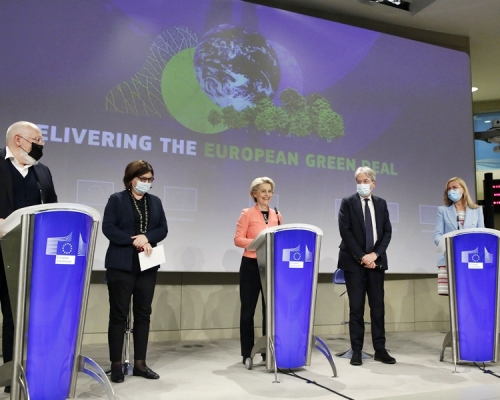 歐盟公布名為應對氣候變化的「Fit for 5」行動方案。AP圖片