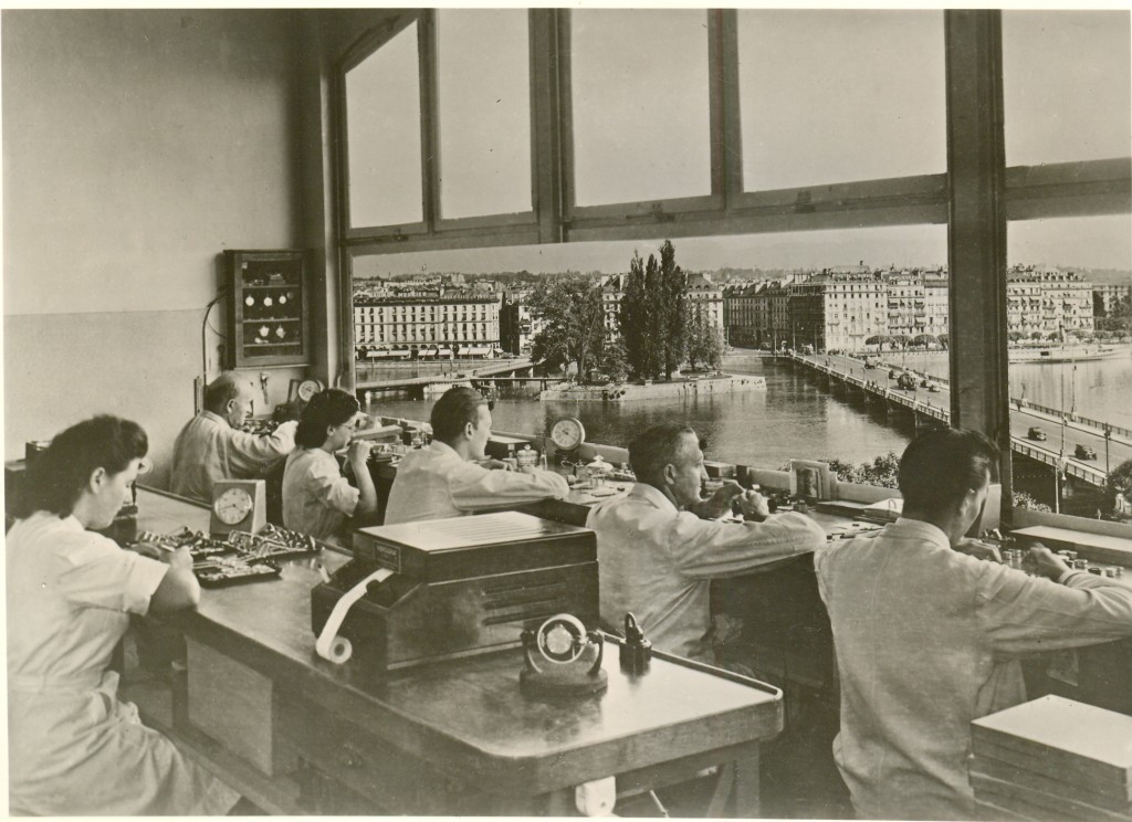 1950年代的Patek Philippe製錶工坊。（圖：百達翡麗）