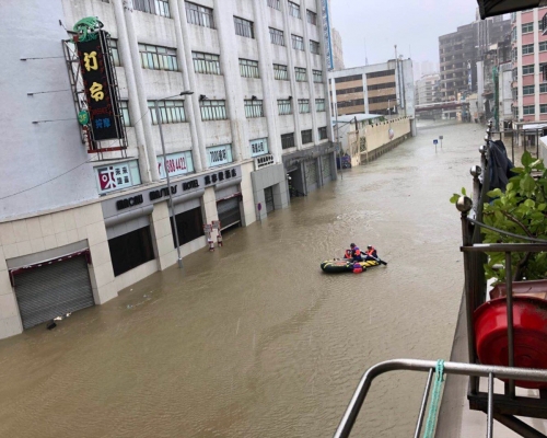 澳門受極端天氣影響趨增。網上圖片