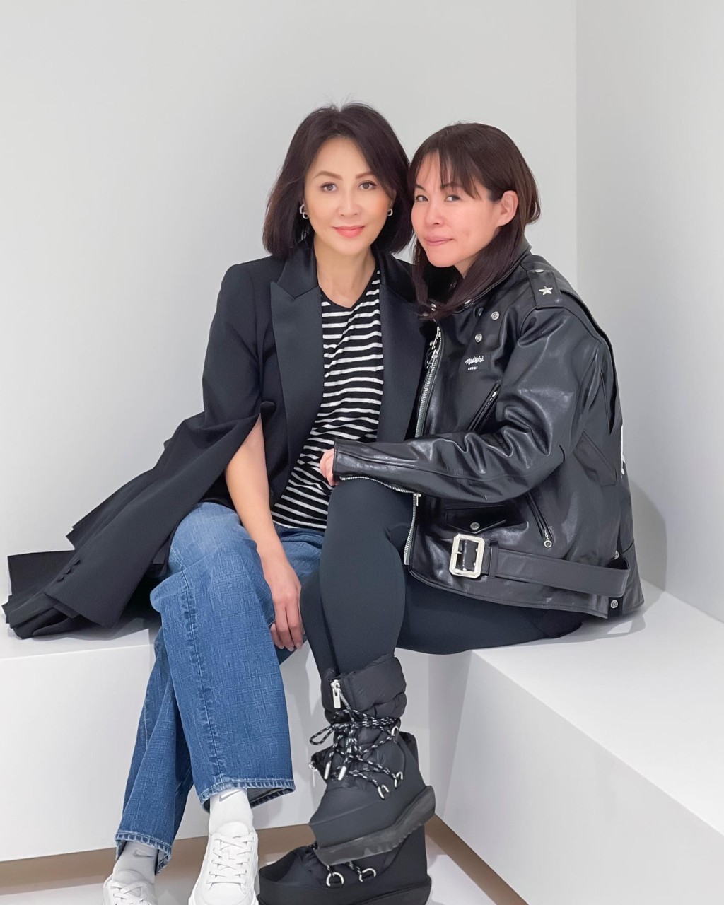 梁朝伟与刘嘉玲在日本见名设计师阿部千登势。