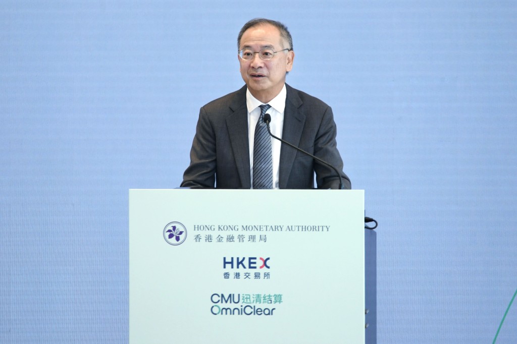 金管局總裁余偉文。資料圖片