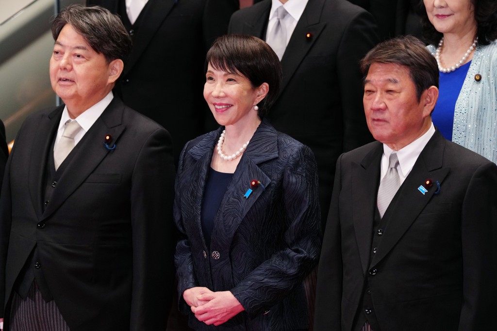 高市早苗成為日本憲政史上首位女首相。美聯社 高市早苗成為日本憲政史上首位女首相。美聯社