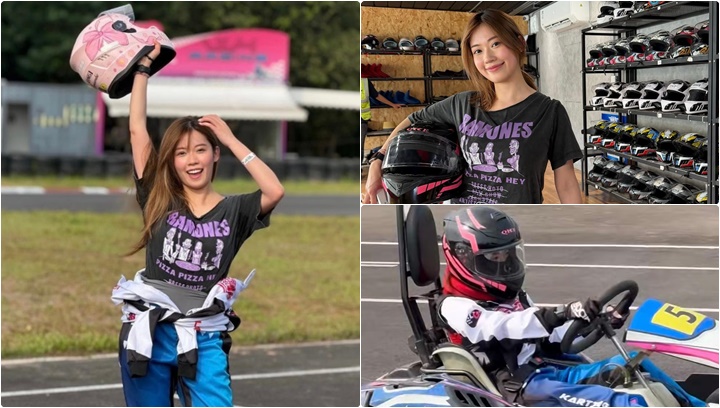 黃婧靈升呢「車神波」即挑戰卡丁賽車 自爆熱血性格愛刺激