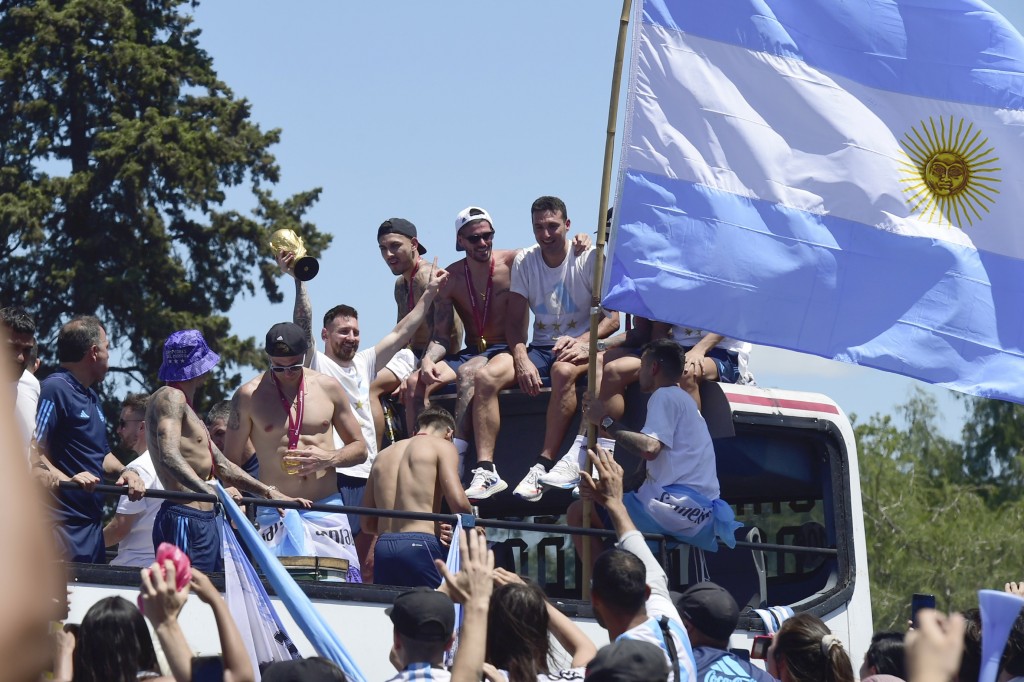 阿根廷足總代表國家隊婉拒總統邀請。AP