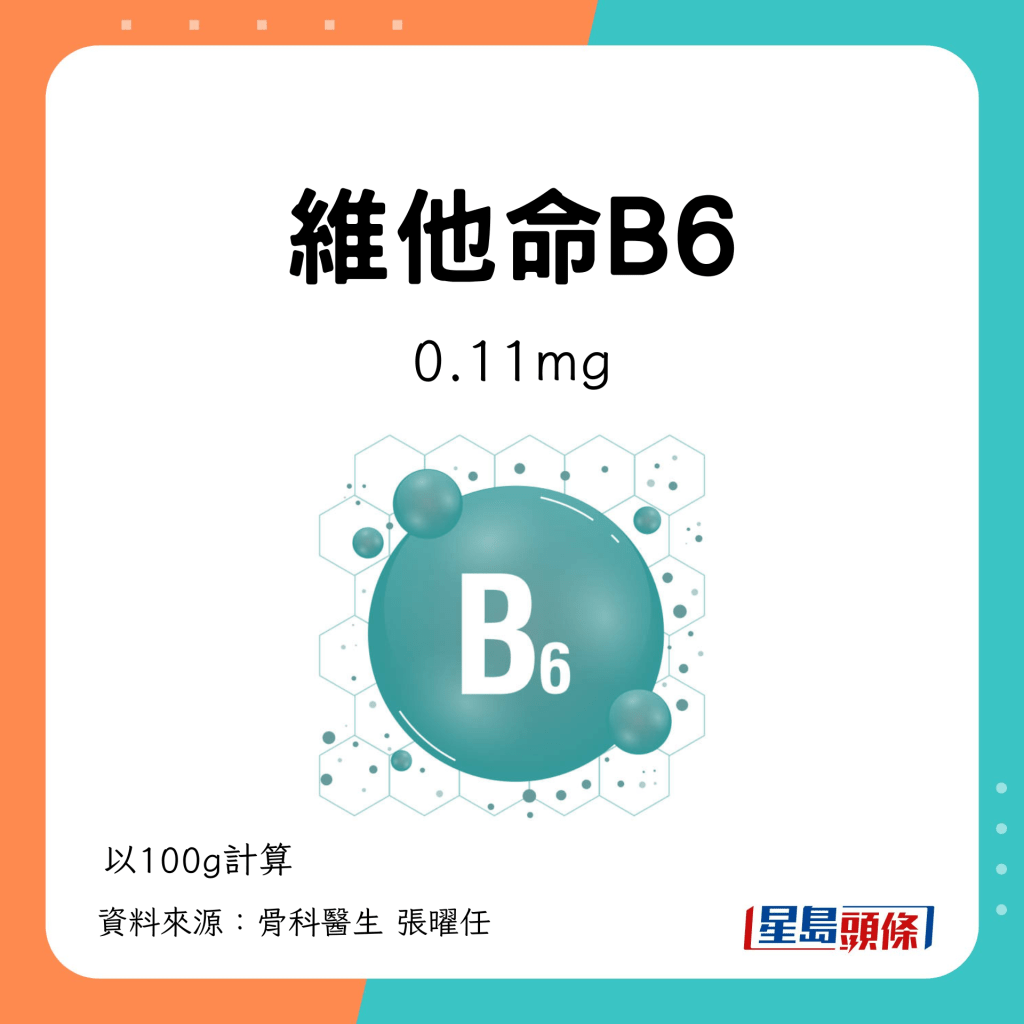 维他命B6：0.11mg