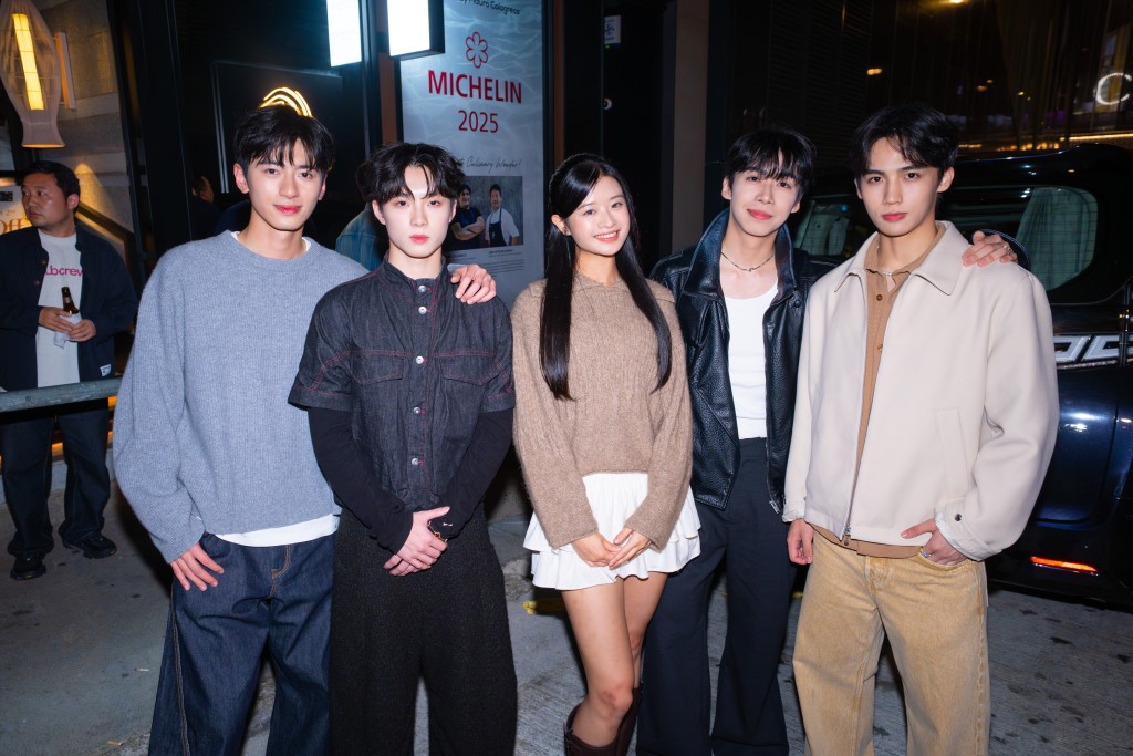 連家穎（Vian）、江博熙、楊煜謙（Nicholas）、成基哲（Blues）、劉俊亨（Matthew）