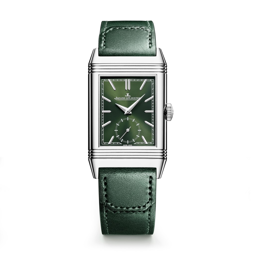 Jaeger-LeCoultre Reverso Tribute Monoface Small Seconds,錶殼:45.6×27.4mm不鏽鋼/ 機芯:822手上鏈/ 售價:$84,500。 Jaeger-LeCoultre Reverso Tribute Monoface Small Seconds,錶殼:45.6×27.4mm不鏽鋼/ 機芯:822手上鏈/ 售價:$84,500。