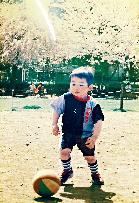 陳晉一自小與足球結上不解之緣。