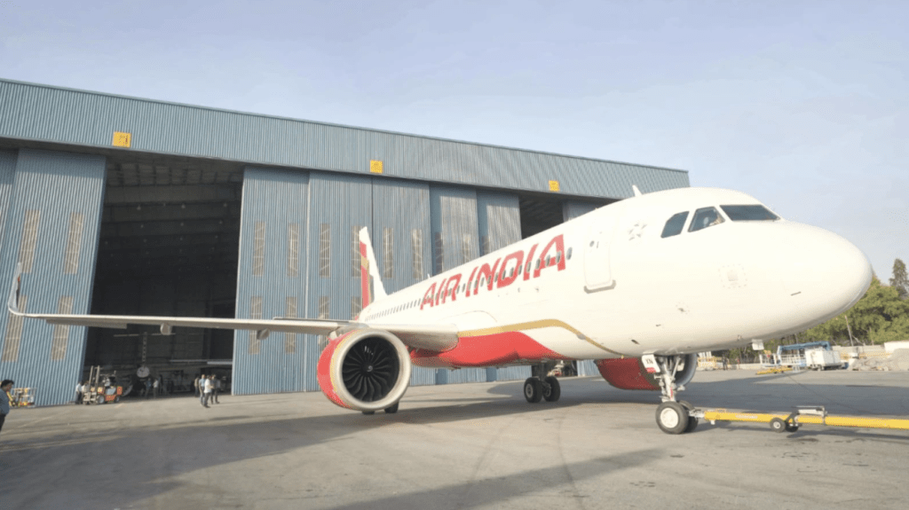 印航客機。Indian Airlines