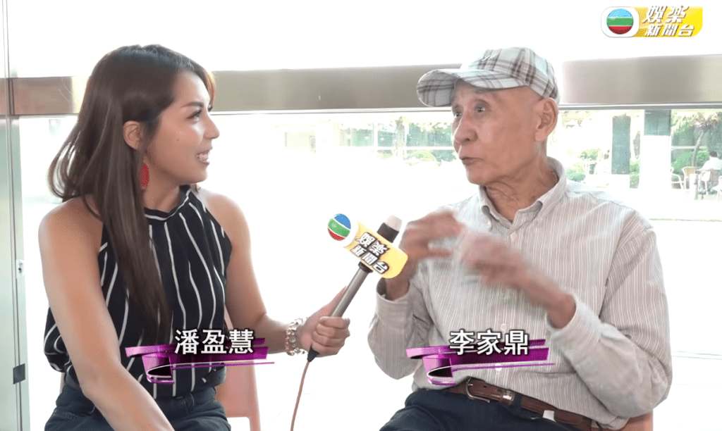 李家鼎於施明上位後，昨日精神翼翼返電視城開工。