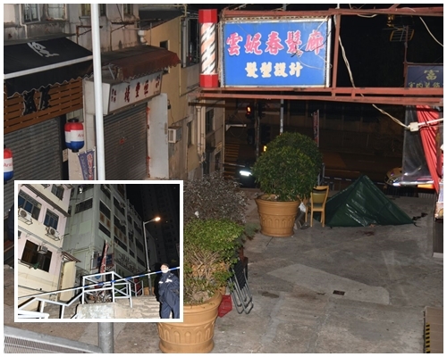 警方經初步調查後,相信鄧男從上址天台墮下。