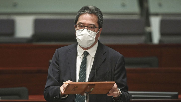 財政司副司長黃偉綸快測呈陰性。資料圖片