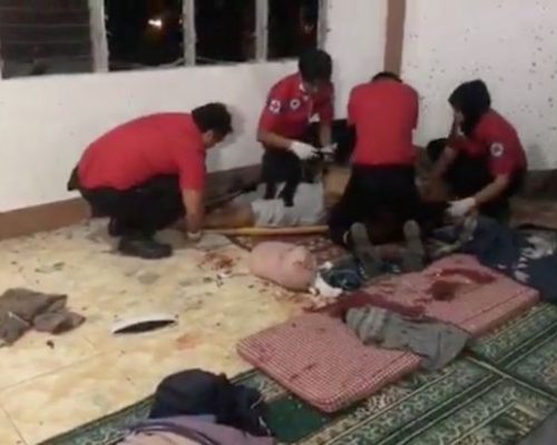 菲律賓南部一座清真寺遭到手榴彈襲擊,至少兩人死亡,四人受傷。(網圖)