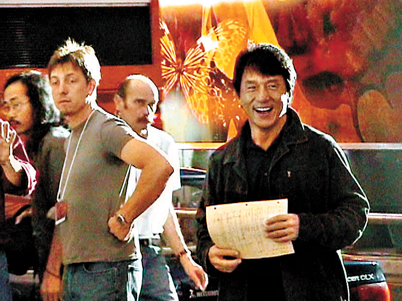 成龍表示當年到美國拍電影，有很多英文對白。