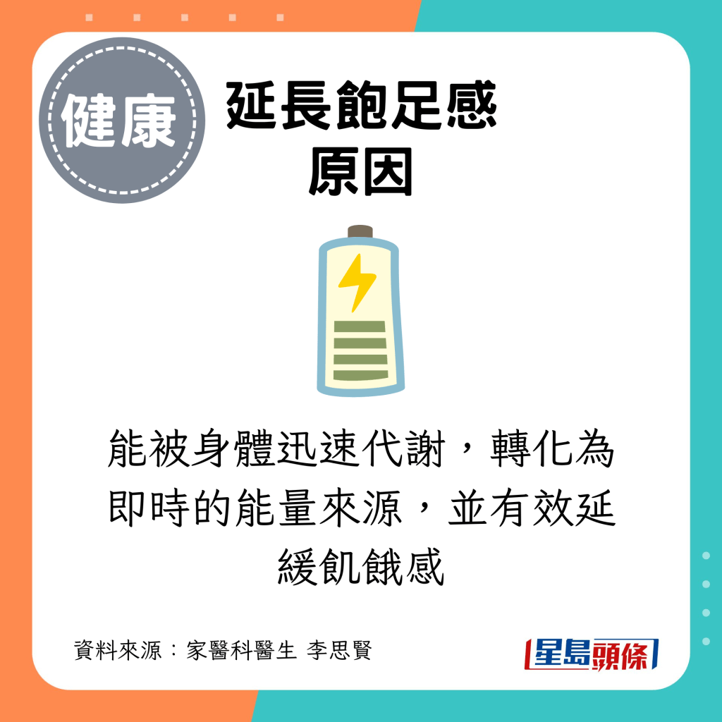 能被身体迅速代谢，转化为即时的能量来源，并有效延缓饥饿感