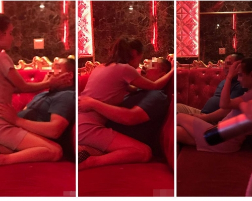 疑似云南省大理州巍山县青华乡副乡长陈某疑似不雅照片曝光。 微博图片