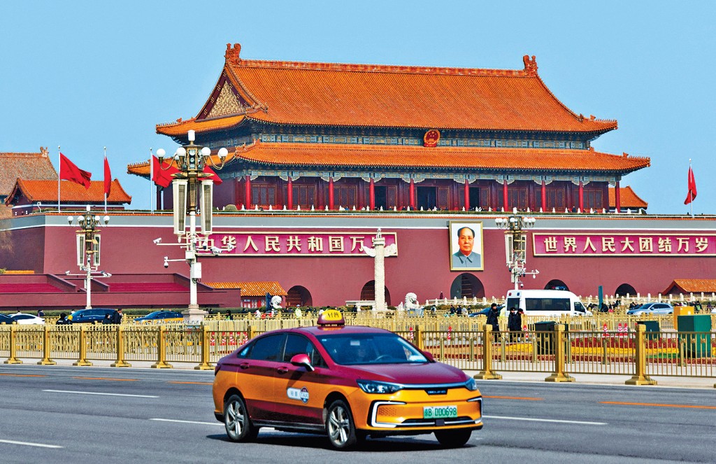全國政協會議和全國人大會議，將於今明在北京揭幕。圖為北京天安門廣場。