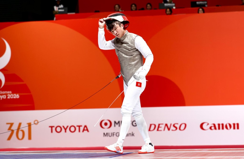 四強繼續守尾門的Ryan奠勝後如釋重負。徐嘉華攝 四強繼續守尾門的Ryan奠勝後如釋重負。徐嘉華攝