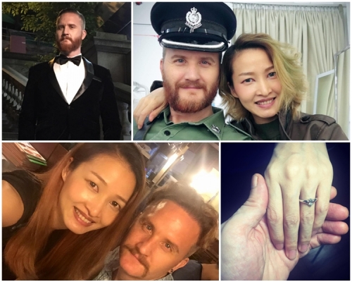 布偉傑近日型仔西裝look,準備下月婚禮。