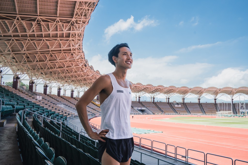 小西灣運動場是呂偉強開始練跑步的地方。 小西灣運動場是呂偉強開始練跑步的地方。