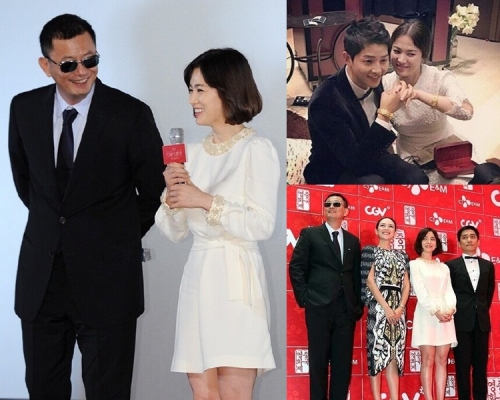 喬妹沒為被刪戲跟王導不和,她跟宋仲基結婚還獲王導送龍鳳鈪。