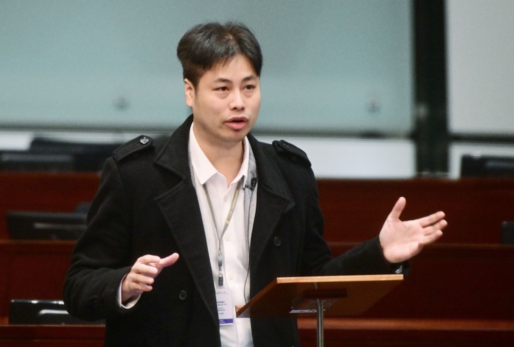 立法會議員何俊賢。 立法會議員何俊賢。