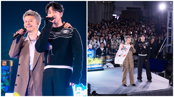 前晚馮允謙（Jay)和陳健安(安仔)一同在尖沙咀舉行音樂會。