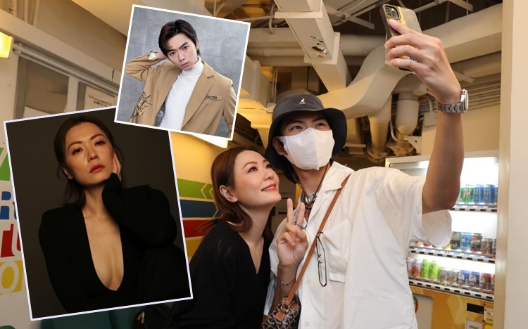 阿田晒出與193的合照。