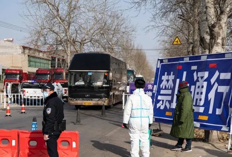 石家莊市增村鎮被列高風險區。網上圖片