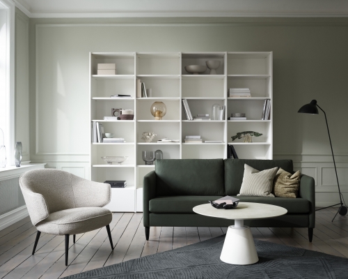 Scandi系列追求簡約與功能並重，採用明亮而沉穩的藍色、灰色及其他中性色調為主，再選用天然物料製造，為設計增加亮點。